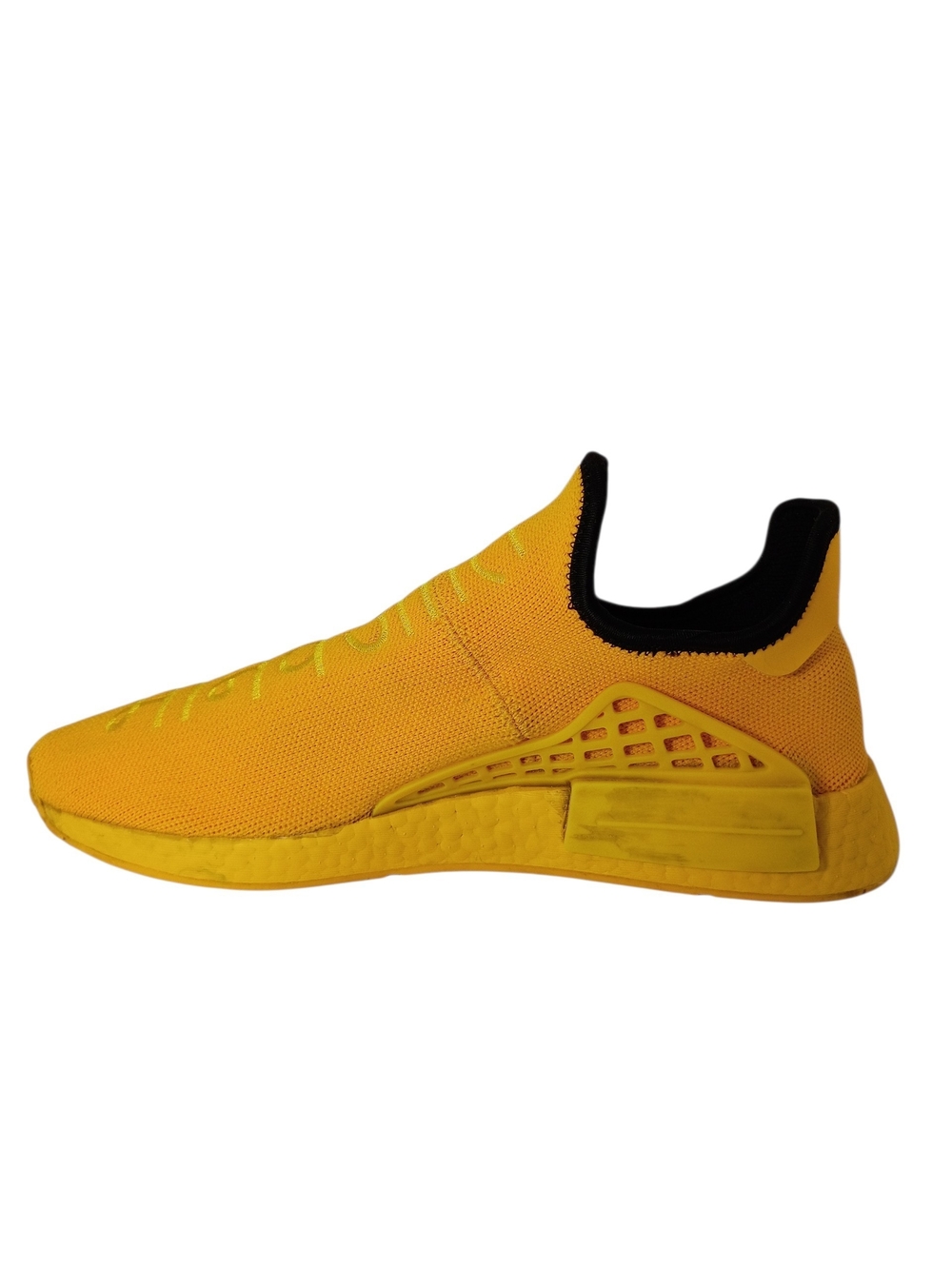 Adidas Pharrell Human Originals Men's Race Yellow Sneakers Size 10 US GY0091 